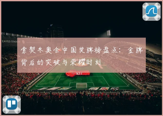 索契冬奥会中国奖牌榜盘点:金牌背后的突破与荣耀时刻